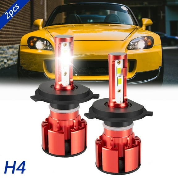 For Honda Element 2003-2006 2009-2011 LED Headlight Bulbs Kit H4/9003 High Low Beam 6000K White 2x