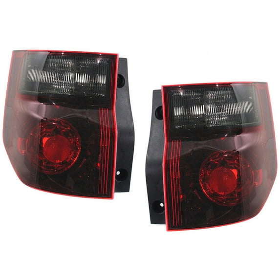 For Honda Element Tail Light Assembly Unit 2007 2008 Pair Driver and Passenger Side SC Model For HO2818136, HO2819136
