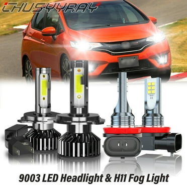 Evan-Fischer Fog Light Set – 2012-2014 Honda Fit, Front Halogen, Direct Replace OE 33902TK6A51 / 33952TK6A51