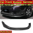 thumbnail image 1 of For Honda Fit Jazz 2014-2017 Body Kit Front Bumper Lip Diffuser Glossy Black Sport Style Bumper Protector Car Accessories, 1 of 6