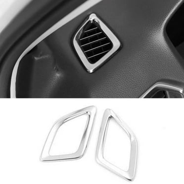 For Honda For Accord 10Th 2018 Silver Steel Dashboard Side Vent Overlay Cover