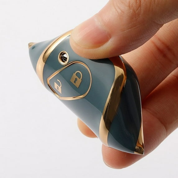 For Honda For Accord For Civic For Pilot Keyless Remote Key Fob Cover Shell Case Gray Gold Fangkenuo