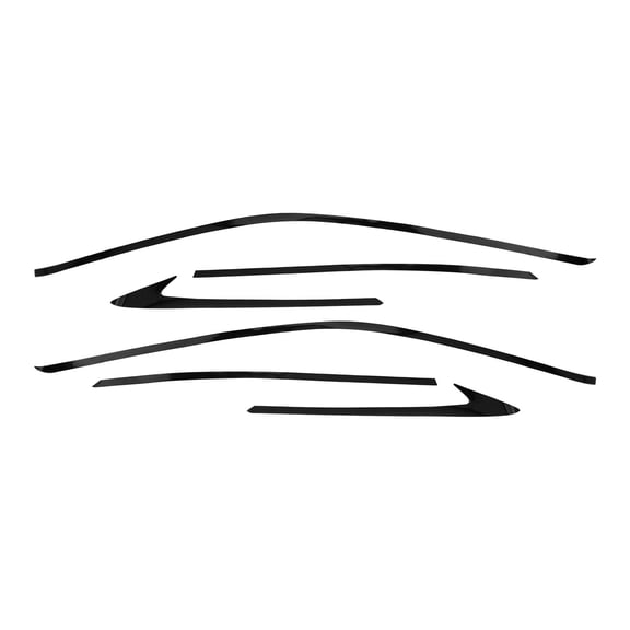 For Honda For Civic Sedan SIDE For WINDOW TRIM Decal Chrome Delete Cover Decal WINDOW TRIM Decal New Practical WINDOW TRIM Decal