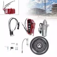 thumbnail image 1 of For Honda GX240 GX270 Engine Electric Start Kit Flywheel Starter Motor Kit, 1 of 9