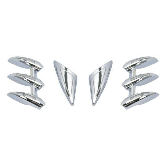 For Honda Goldwing 1800 2001 2002 2003 2004 2005 2006 2007 2008 2009 2010 GL 1800 GL1800 Gold Wing Motorcycle Front Fender Covers Chrome