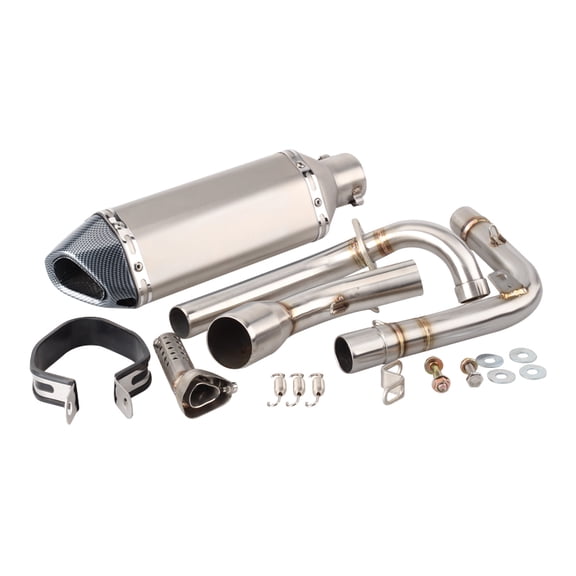 For Honda Grom Msx125 2013 - 2019 2020 Modified Escape Motorcycle Exhaust Muffler Link Pipe 51MM Slip-on Tube System Compatible with Original Parts