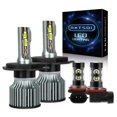 thumbnail image 1 of For Honda HR-V 2016 2017 2018 - H4+H11 LED Headlight Bulbs Kit Hi-Lo Beam Fog Light,q8, 1 of 14