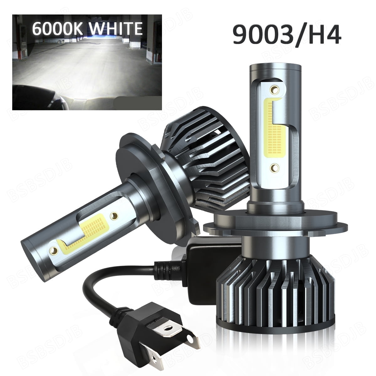 For Honda HR-V 2016 2017 2018 HRV LED Headlight Bulbs H4 9003 High/Low Beam White