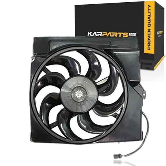 For Honda HR-V 2023 2024 2025 A/C Condenser Fan Assembly Passenger Side | Includes Motor Protector | Replacement For HO3113152