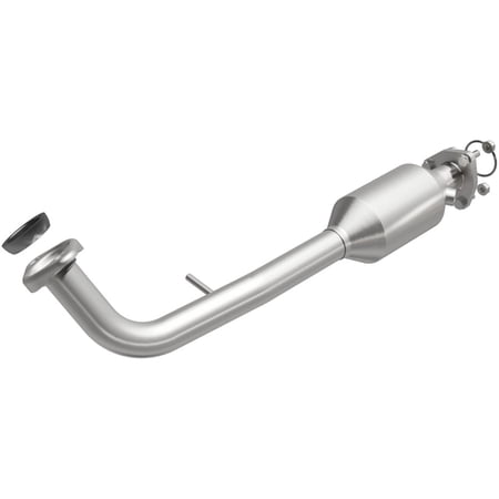 MagnaFlow 49 State Converter 52041 Direct Fit Catalytic Converter; Grade Series; Clamp-On Outlet Attachment; 1.75 in. Tubing; Stainless Steel; Overall L-26.750 in.;