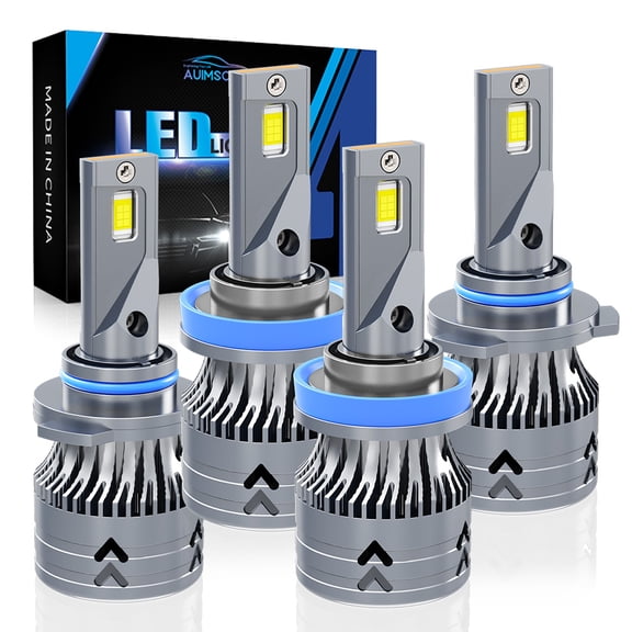 For Honda Insight 2010-2014 4pcs 9005 H11 LED Headlights Bulbs White Plug-N-Play 50000 Hours Lifespan