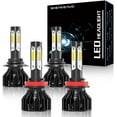 thumbnail image 1 of For Honda Insight 2010-2014 LED Headlight Bulbs 9005 High Beam and H11 Low Beam 4pc, 1 of 12
