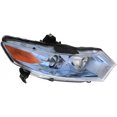 thumbnail image 1 of For Honda Insight 2012 2013 2014 Headlight Passenger Side | CAPA | With Bulbs | Clear Lens | Replacement For HO2503149, HO2503149C | 33100TM8A51, 1 of 5
