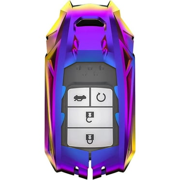 For Honda Key Fob Cover, for Honda Accord Civic CRV Pilot Odyssey Special Metal Full Cover with Keychain