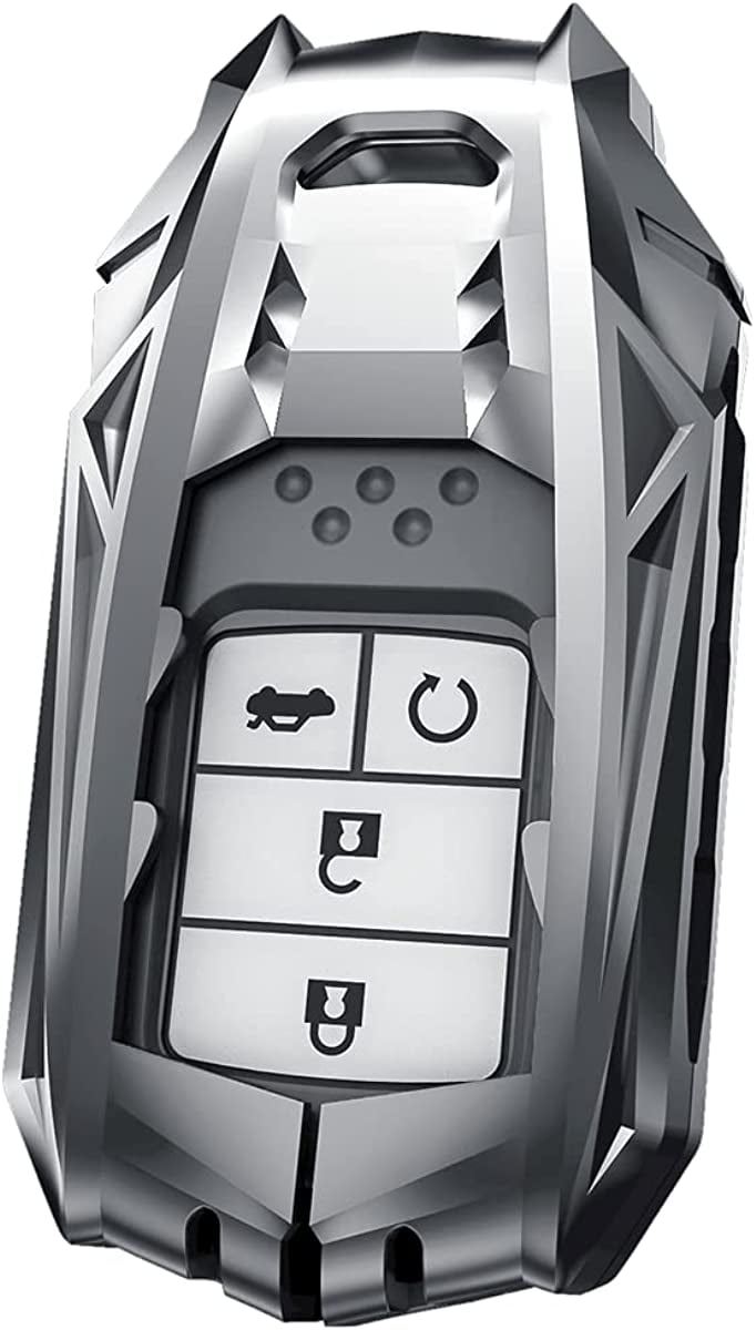 For Honda Key Fob Cover, for Honda Accord Civic CRV Pilot Odyssey Special Metal Full Cover with Keychain