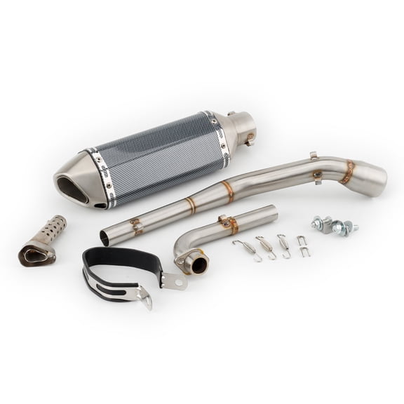 For Honda Msx 125 2013 to 2024 Msx 125 Grom Msx125 Escape Motorcycle Exhaust Muffler with Middle Link Pipe Slip-on