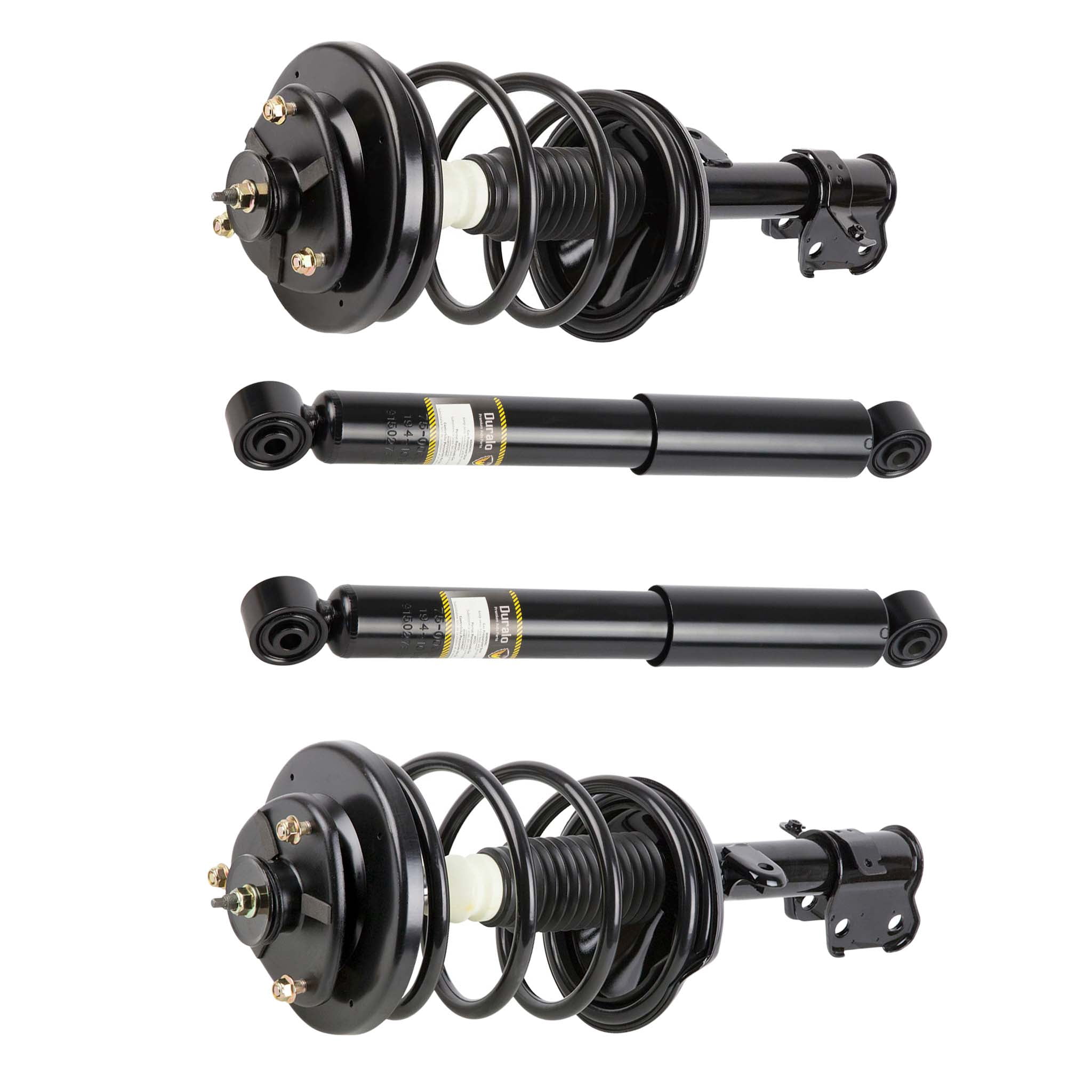 Topcn-autoparts Full Set Struts & Shocks – Fits 1999-2004 Honda Odyssey, 4-Piece Kit With Mounting Hardware