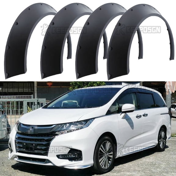 For Honda Odyssey 4PCS 890mm Fender Flares Wide Body Kit Wheel Arches Cover