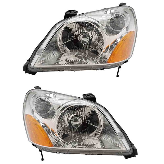 For Honda Pilot 2003 2004 2005 Pair Headlights - BuyAutoParts