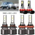 thumbnail image 1 of For Honda Pilot 2006-2016 2017 2018 Combo 6x LED Headlight + Fog Light Bulbs, 1 of 12