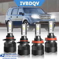 thumbnail image 1 of For Honda Pilot 2006-2018 Combo LED Headlight 9005 High+H11 Low Beam Bulbs Kit 4Pcs White, 1 of 12