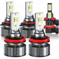 thumbnail image 1 of For Honda Pilot 2006-2018 Combo LED Headlight High Low Fog Light Bulbs Kit 6000K, 1 of 9