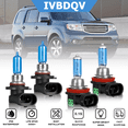 thumbnail image 1 of For Honda Pilot 2006-2018 Halogen Headlights Combo 9005+H11 High Low Beam Kit 4Pcs Bright Warm White Bulb, 1 of 13