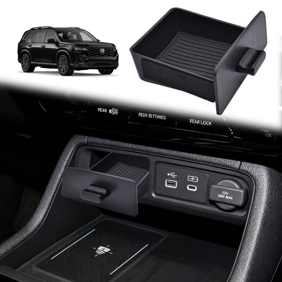For Honda Pilot 2023-2025 Car Center Console Storage Box Drawer Tray Accessories