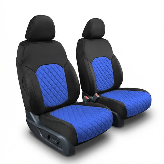 For Honda Pilot 2023-2025 FH Group Neoprene Custom Fit Car Seat Covers - 2 Front Seats Blue