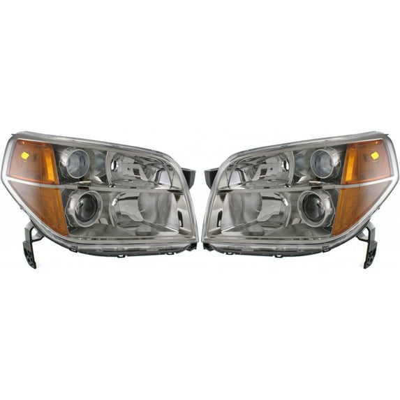 For Honda Pilot Headlight Assembly 2006 2007 2008 Pair Driver and Passenger Side | Lens/Housing | DOT | HO2518110N