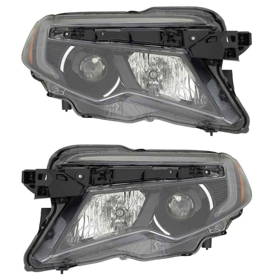 For Honda Pilot Ridgeline Pair Headlights - BuyAutoParts