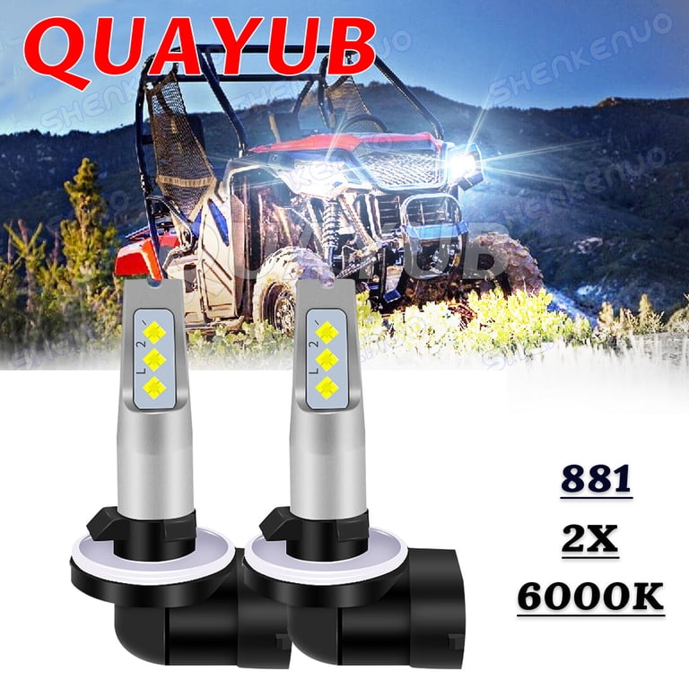 For Honda Pioneer 500 700 LED Bulbs 2014-2021 Headlights Lights 8000K Bright 2pc For Honda Pioneer 500 700 LED Bulbs 2014-2021 Headlights Lights 8000K Bright 2pc