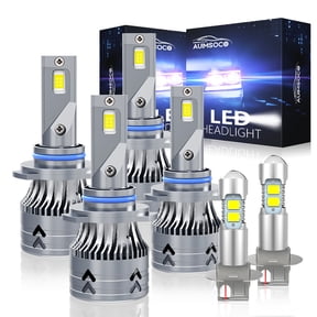 For Honda Prelude 1995-1996 6pcs LED Headlight High/Low Beam + Fog light Bulbs 12000LM Easy Install High Power Lamps