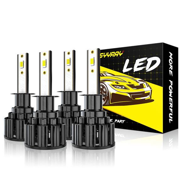 For Honda Prelude 1997-2000 2001 Combo H1 LED Headlight Bulbs High/Low Beam Pack of 4