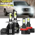 thumbnail image 1 of For Honda Ridgeline 2006-2014 LED High Low Beam Headlight+Fog Light Bulbs Kit*4, 1 of 12