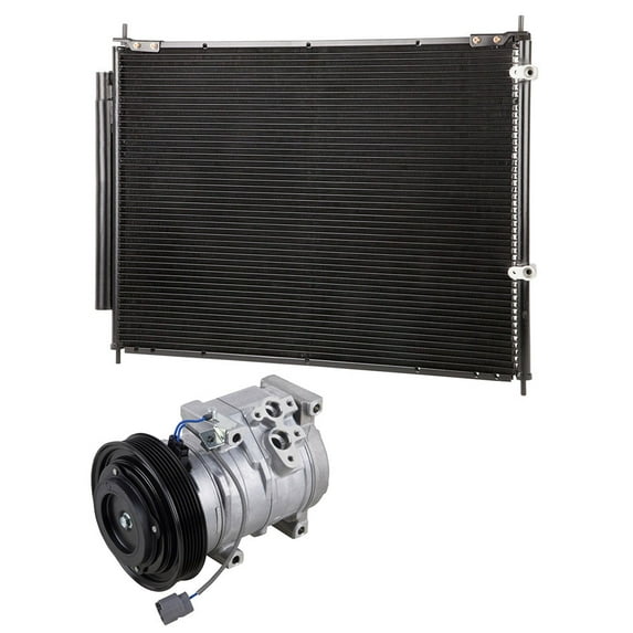 For Honda Ridgeline 2007 2008 OEM AC Compressor w/ A/C Condenser & Drier - BuyAutoParts