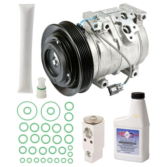 For Honda Ridgeline 2007 2008 OEM AC Compressor w/ A/C Repair Kit - BuyAutoParts