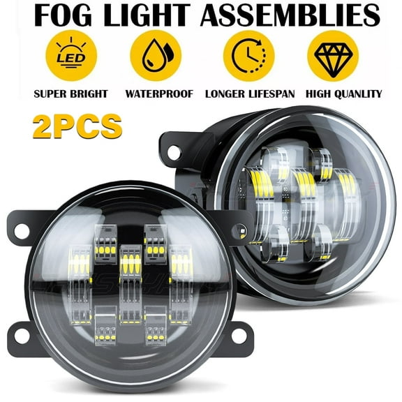 For Honda Ridgeline 2017-2020 Clear Lens Pair Front Bumper Fog Light Lamps