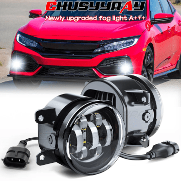 For Honda Ridgeline 2017-2020 Clear Lens Pair Front Bumper Fog Light Lamps