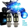thumbnail image 1 of For Honda TRX 250 RECON ES 2002-2004 LED Motorcycle Headlight Bulbs H6M Hi-Lo Beam P15D ATV 8000K Ice Blue, 1 of 10