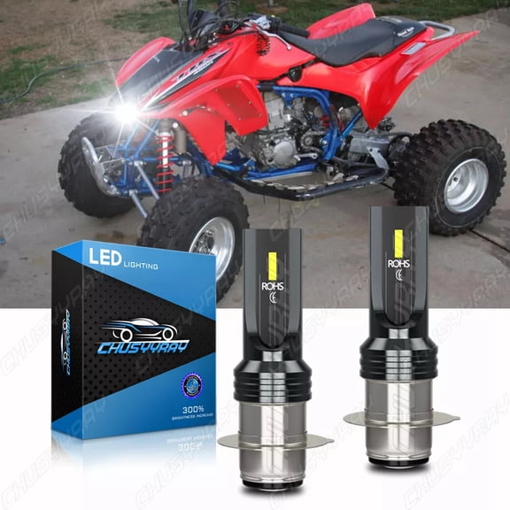 For Honda TRX 450R 2005-2006-2007-2008-2009 High Power HID LED Headlight H6 Bulb