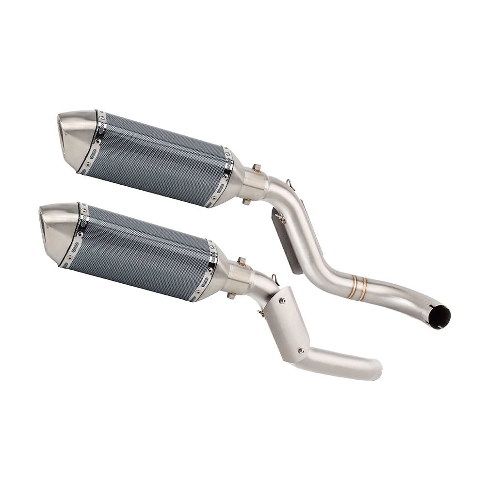 For Honda VTR 1000 1997-2006 VTR1000F Firestorm VTR1000 Escape Slip-on Motorcycle Exhaust Muffler With High Level Mid Link Pipe