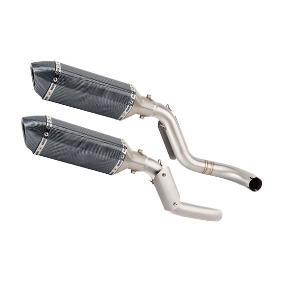 For Honda VTR 1000 F Firestorm / Superhawk 1997-2006 Modified Escape Motorcycle Exhaust Dual Muffler Link Pipe 51MM Slip-on Full Tube System