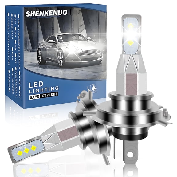 For Honda VTX1300C VTX1300S VTX1300T 04-09 Motorcycle LED Headlight Kit H4 Bulbs,9003 / H4 / HB2