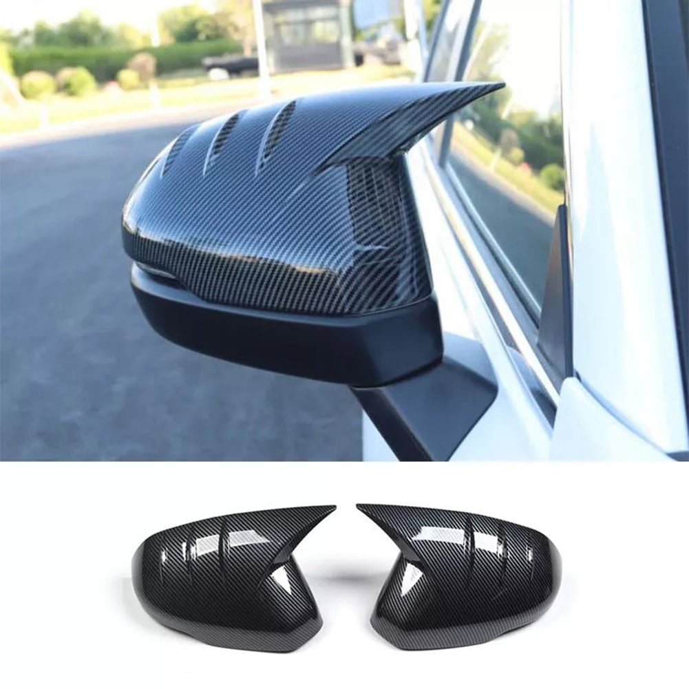 For Honda for CrV 2325 Carbon Fiber Ox Horn Exterior Rear View Mirror