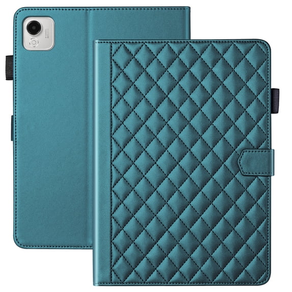 for Honor Pad X9 Pro 2025/Honor Pad X9A 11.5 inch Case, Rhombus Pattern Multiple Viewing Angles Stand Slim Folio Cover (Green)