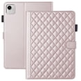 thumbnail image 1 of for Honor Pad X9 Pro 2025/Honor Pad X9A 11.5 inch Case, Rhombus Pattern Multiple Viewing Angles Stand Slim Folio Cover (Rose Gold), 1 of 6