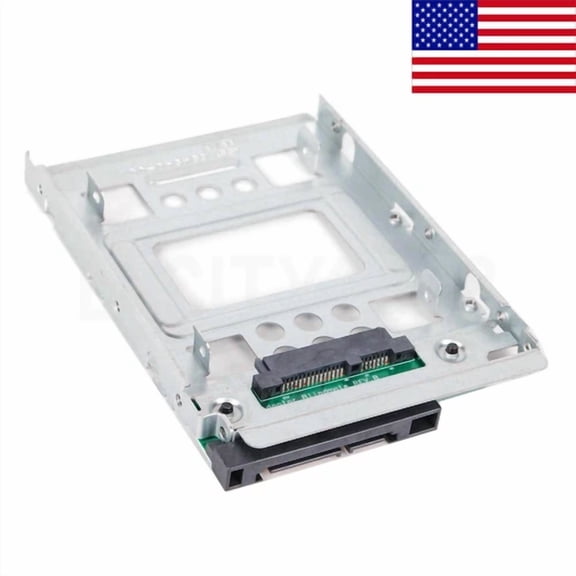 For Hp 2.5" Ssd To 3.5" Sata Sas Hdd Adapter Converter Caddy Tray Brackets Bay