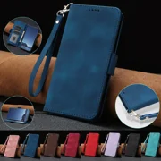 For Huawei Honor 90 lite wallet phone case, advanced PU leather wallet phone case with wristband, magnetic closure, built-in stand, phone protective case