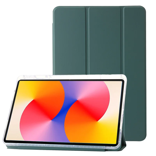 For Huawei MatePad SE 11 2024 Case with Pen Holder Flip Stand Clear